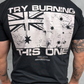 Zero Limits Podcast Supporters Tee "Try Burning This One" - Black