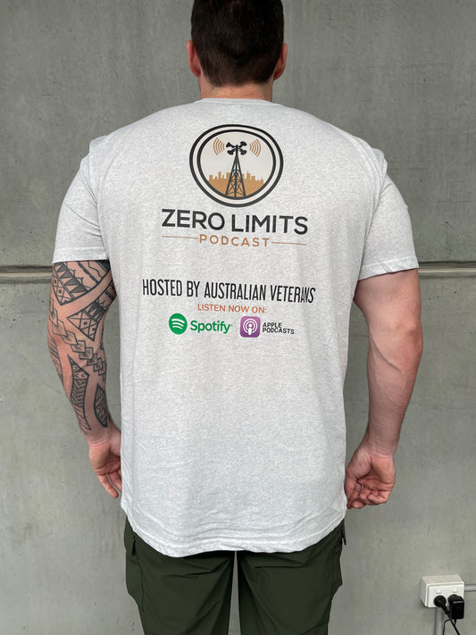 Zero Limits Podcast Supporters Tee - White